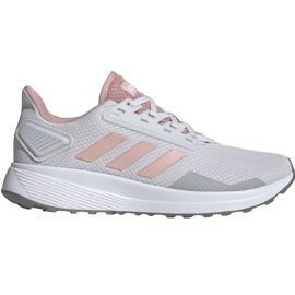 Zapatillas adidas Duramo 9 mujer gris-rosa EG2938