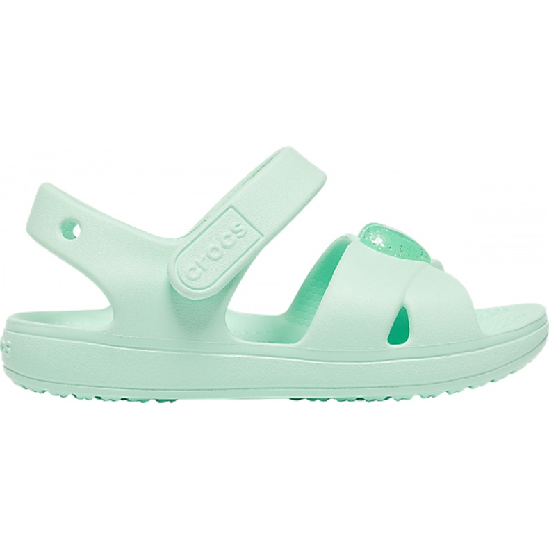 Sandalias Crocs para niños Classic Cross Strap Sandal Ps neo mint 206245 3TI verde