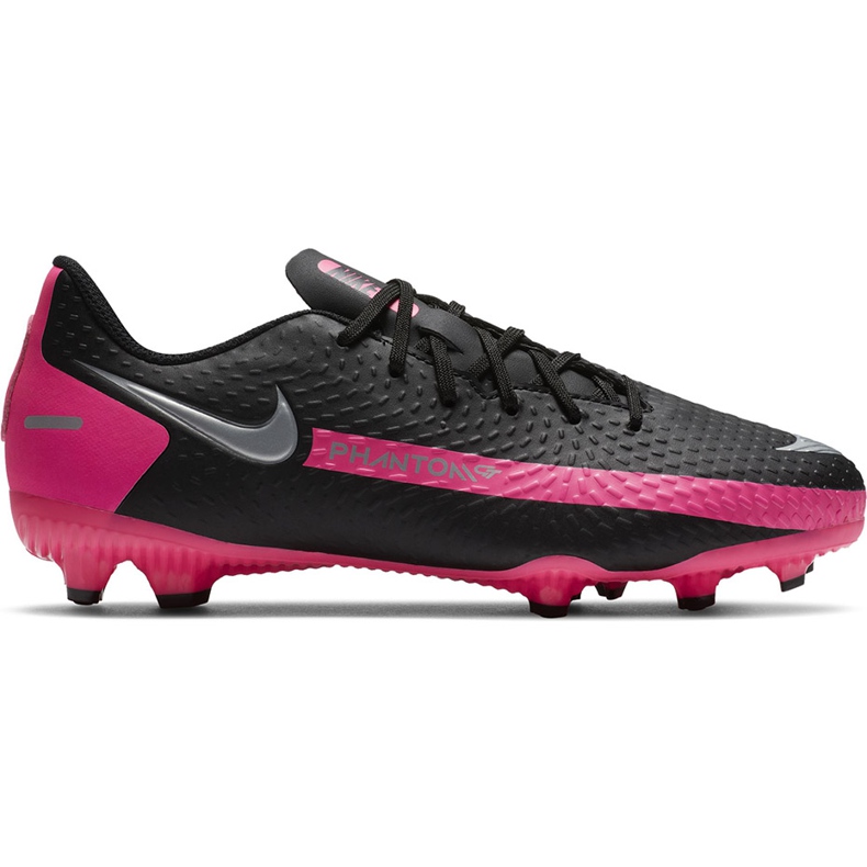 Zapatillas de fútbol Nike Phantom Gt Academy FG / MG Junior CK8476 006 negro negro