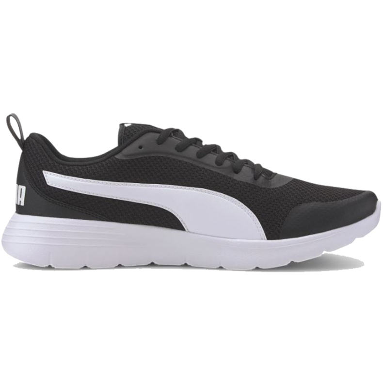 Zapatillas de hombres Puma Flex Renew negras y blancas 371120 02 negro