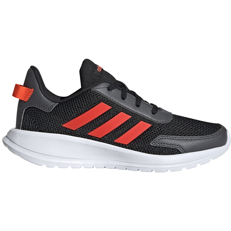 Zapatillas adidas Tensaur Run K para niños negras y naranjas EG4124 negro