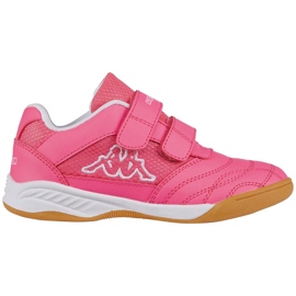 Zapatos para niños Kappa Kickoff K rosa y blanco 260509K 2210 rosado