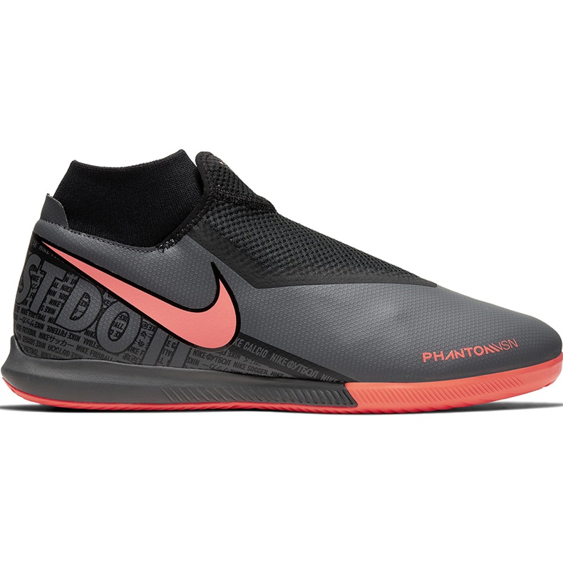 Zapatillas de fútbol Nike Phantom Vsn Academy Df Ic AO3267 080 azul negro