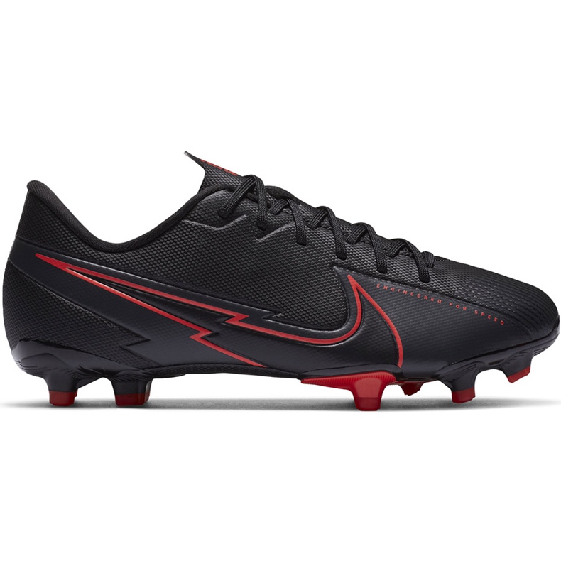 Zapatos de fútbol Nike Mercurial Vapor 13 Academy FG / MG Junior AT8123060 negro negro