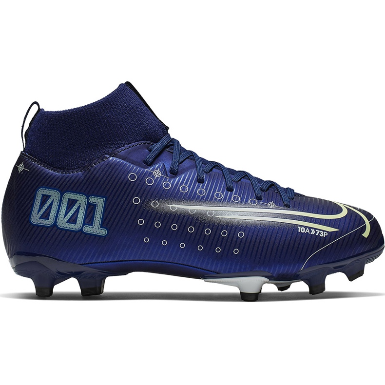 Calzado de fútbol Nike Mercurial Superfly 7 Academy Mds FG / MG Junior BQ5409 401 azul marino azul marino