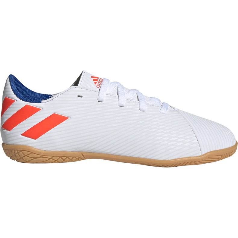 Adidas Nemeziz Messi 19.4 In Jr botas de fútbol blancas F99928 multicolor blanco