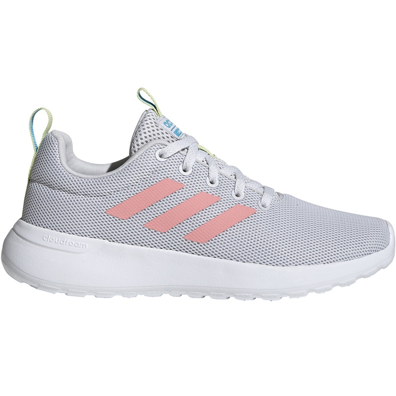 Zapatillas adidas Lite Racer Cln K grises EG3049 para niños rosado