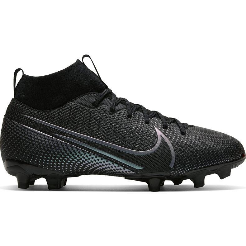 Zapatillas de fútbol Nike Mercurial Superfly 7 Academy FG / MG Junior AT8120 010 negro negro