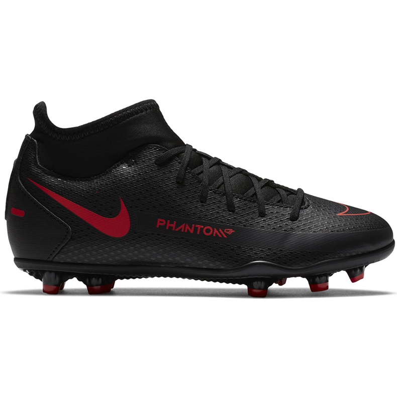 Zapatillas de fútbol Nike Phantom Gt Club Df FG / MG Junior CW6727 060 negro negro