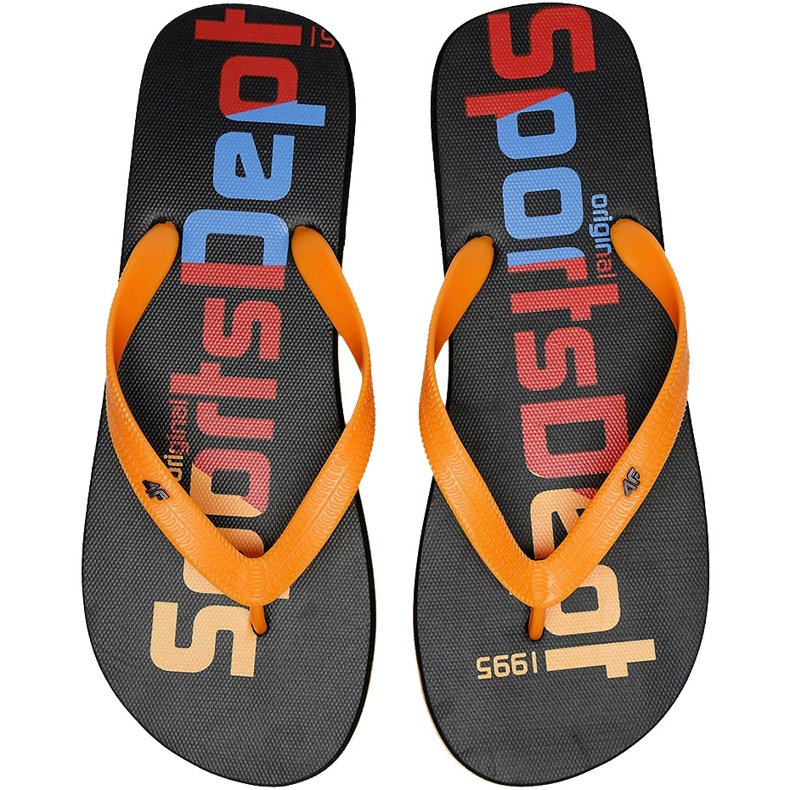Zapatillas de hombre 4F multicolor H4L20 KLM006 90S naranja