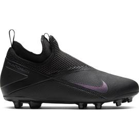 Zapatillas de fútbol Nike Phantom Vsn 2 Academy Df FG / MG Junior CD4059 010 negro negro