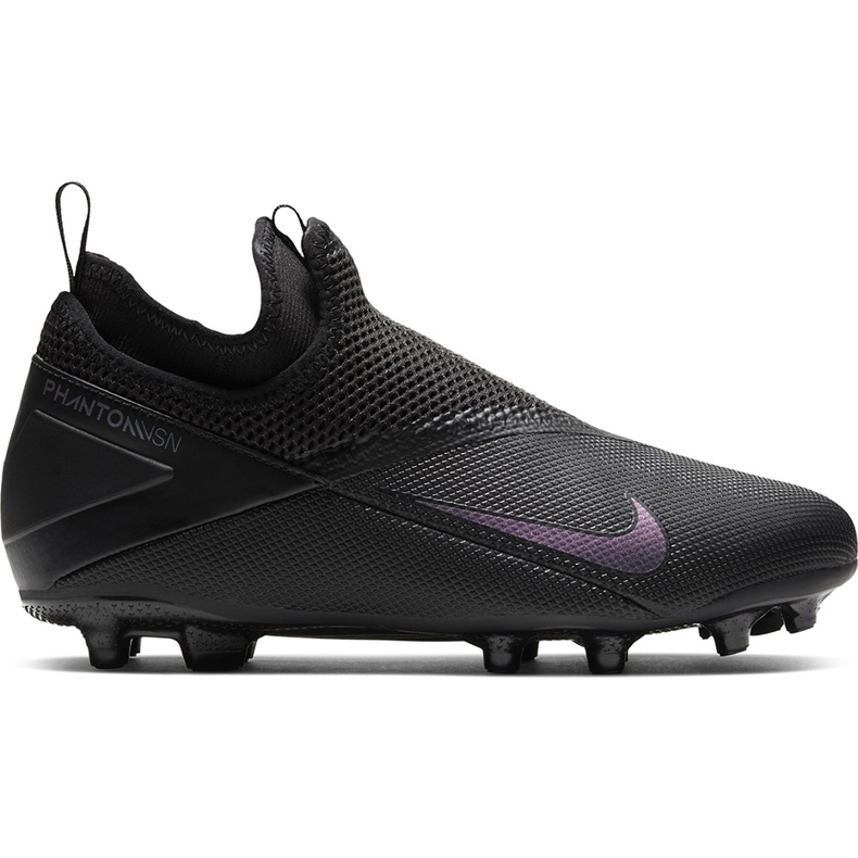Zapatillas de fútbol Nike Phantom Vsn 2 Academy Df FG / MG Junior CD4059 010 negro negro