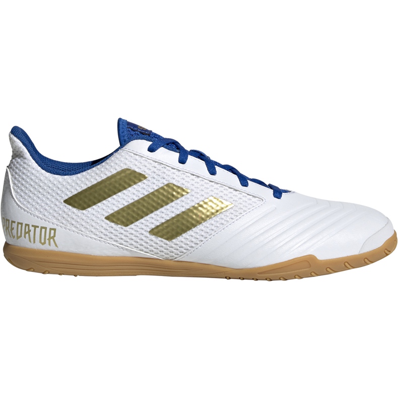 Botas de fútbol Adidas Predator 19.4 In Sala blancas EG2827 gris blanco