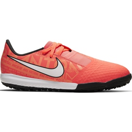 Calzado de fútbol Nike Phantom Venom Academy Tf Junior AO0377 810 naranja naranja