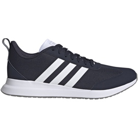 Zapatillas de hombre Adidas Run60S EG8685 azul marino y blanco