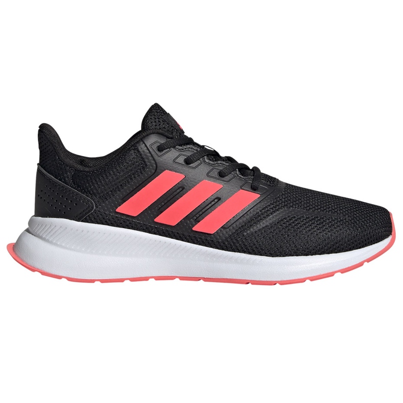 Zapatillas adidas Runfalcon K para niños negras-coral FV9441 negro