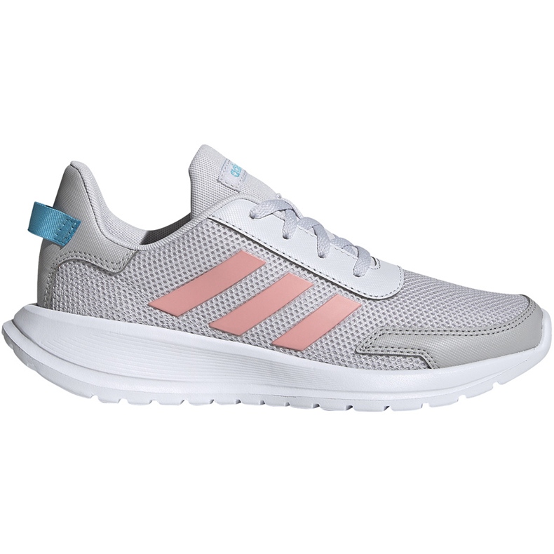 Zapatillas adidas Tensaur Run K para niños gris-rosa EG4132 rosado
