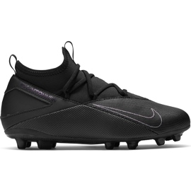 Zapatillas de fútbol Nike Phantom Vsn 2 Club Df FG / MG Junior CD4061 010 negro negro
