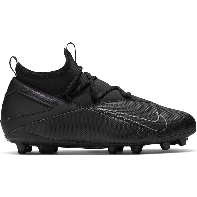 Zapatillas de fútbol Nike Phantom Vsn 2 Club Df FG / MG Junior CD4061 010 negro negro