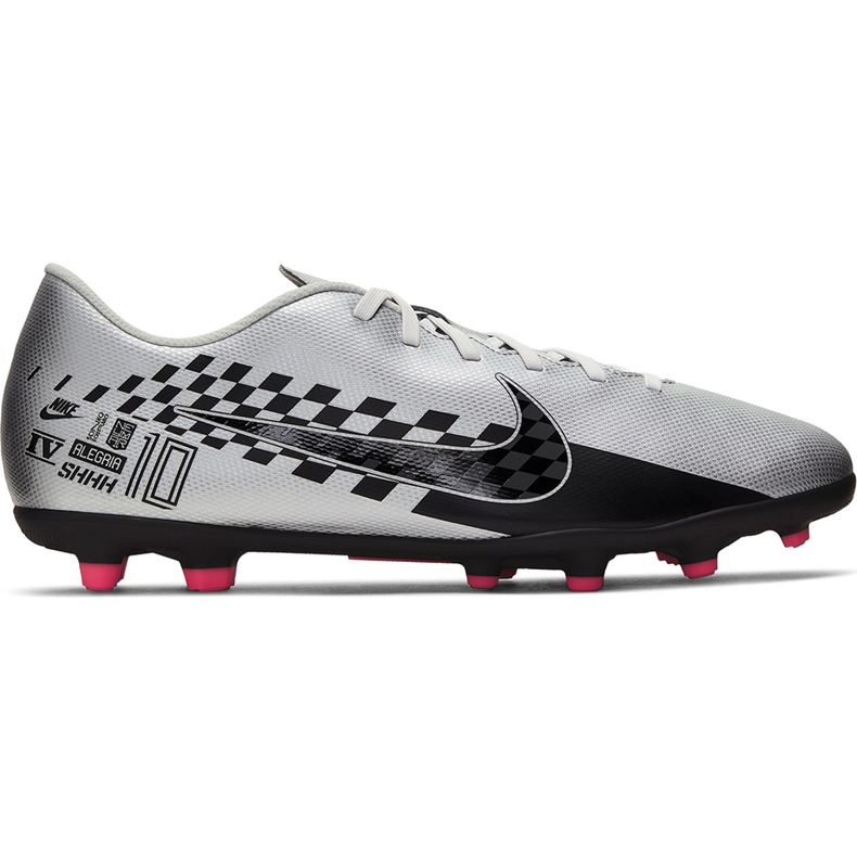 Zapatos de fútbol Nike Mercurial Vapor 13 Club Neymar FG / MG AT7967 006 gris gris