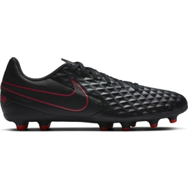 Zapatillas de fútbol Nike Tiempo Legend 8 Club FG / MG AT6107 060 negro negro