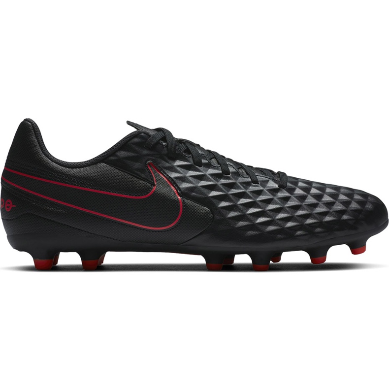 Zapatillas de fútbol Nike Tiempo Legend 8 Club FG / MG AT6107 060 negro negro