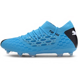 Botas de fútbol Puma Future 5.3 Netfit Fg Ag 105756 01 azul azul