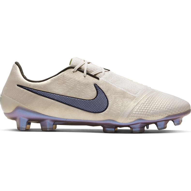 Zapatos de fútbol Nike Phantom Venom Elite Fg AO7540 005 blanco beige