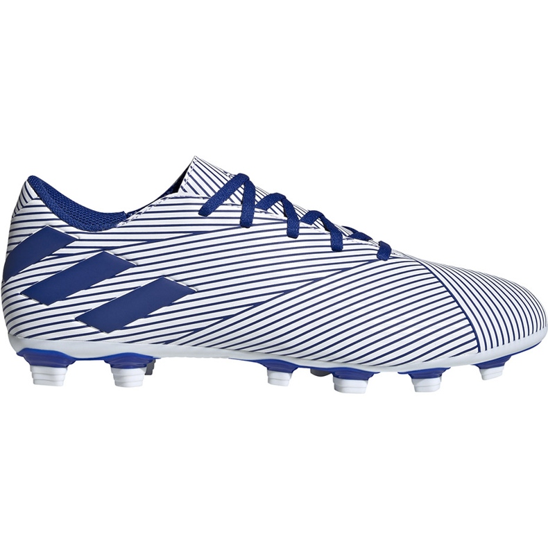 Adidas Nemeziz 19.4 FxG zapatos de fútbol en blanco y azul EF1707 multicolor