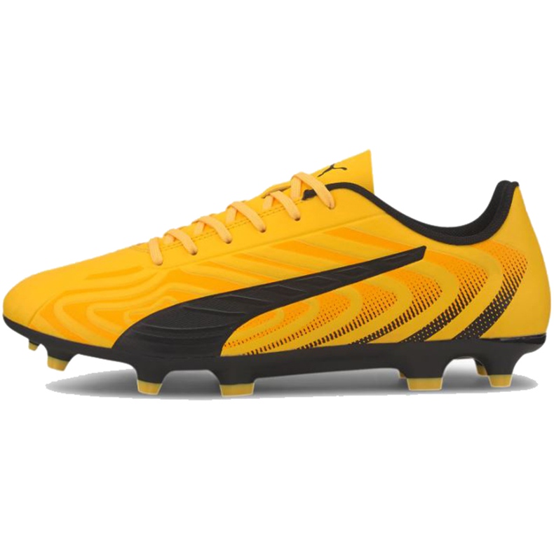 Botas de fútbol Puma One 20.4 Fg Ag 105831 01 amarillo