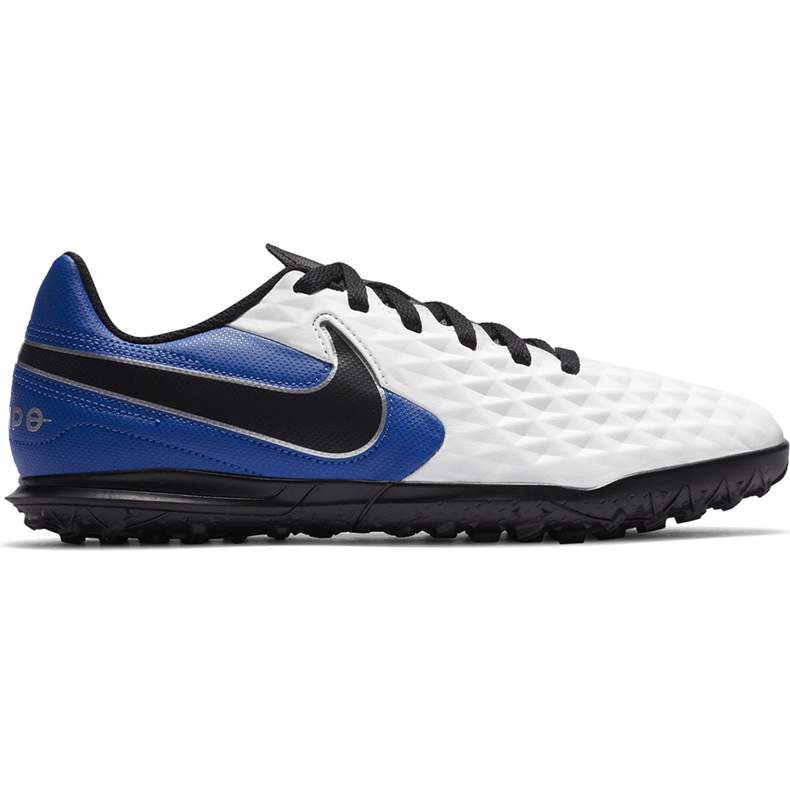 Botas de fútbol Nike Tiempo Legend 8 Club Tf Junior AT5883 104 azul blanco
