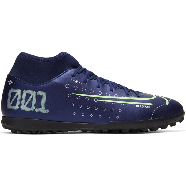 Calzado de fútbol Nike Mercurial Superfly 7 Club Mds Tf BQ5437 401 azul marino azul marino