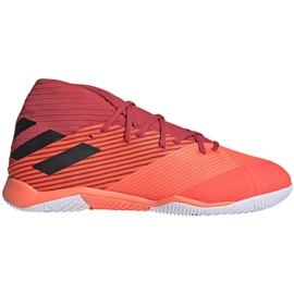 Adidas Nemeziz 19.3 In botas de fútbol naranja EH0288
