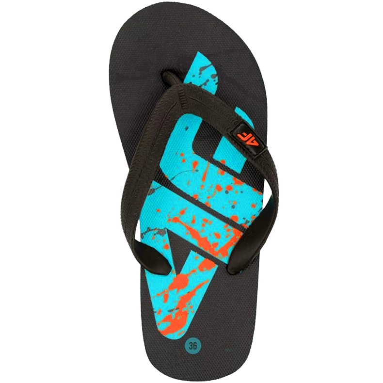Pantuflas para el niño 4F multicolor HJL20 JKLM002 90S negro azul naranja