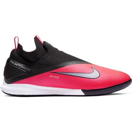 Calzado de fútbol Nike React Phantom Vsn 2 Pro Df Ic CD4170 606 rojo, negro rojo