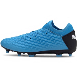Botas de fútbol Puma Future 5.4 Fg Ag 105785 01 azul negro azul