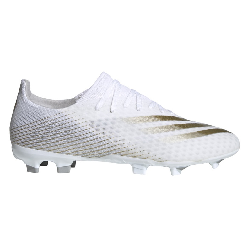 Botas de fútbol adidas X GHOSTED.3 Fg EG8193 oro blanco blanco