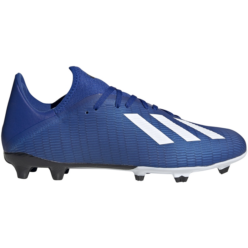 Botas de fútbol adidas X 19.3 Fg azul EG7130 azul blanco