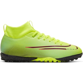 Calzado de fútbol Nike Mercurial Superfly 7 Academy Mds Tf BQ5435 703 azul, celadón verde