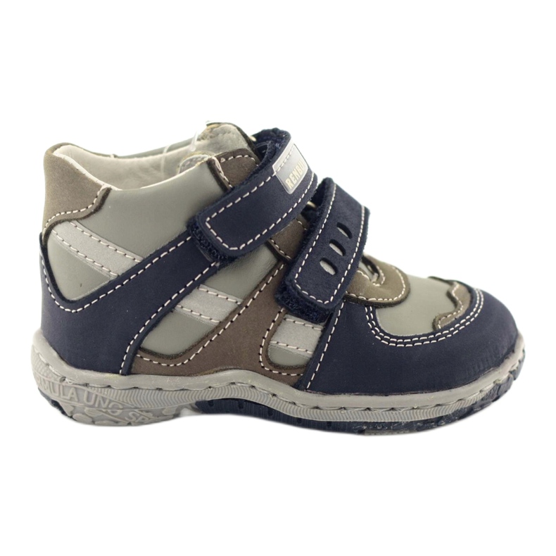 Botas de piel Ren But 1363 azul marino gris