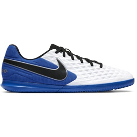 Botas de fútbol Nike Tiempo Legend 8 Club Ic AT6110 104 azul blanco