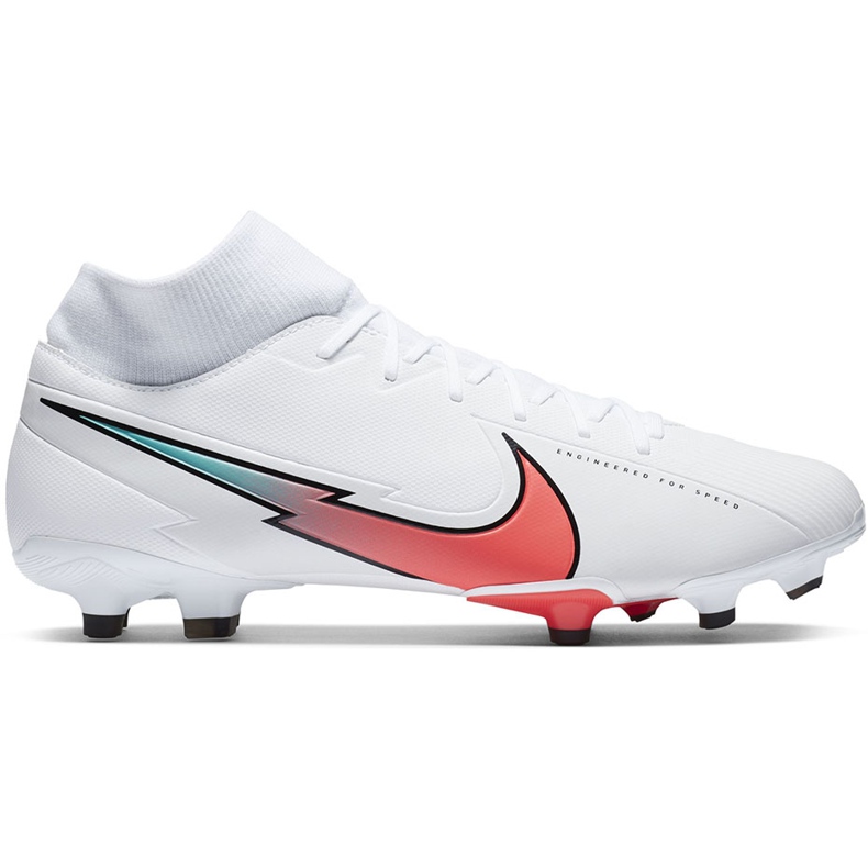 Calzado de fútbol Nike Mercurial Superfly 7 Academy FG / MG AT7946 163 blanco blanco