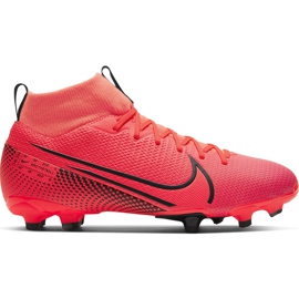 Calzado de fútbol Nike Mercurial Superfly 7 Academy FG / MG Junior AT8120 606 rojo rojo