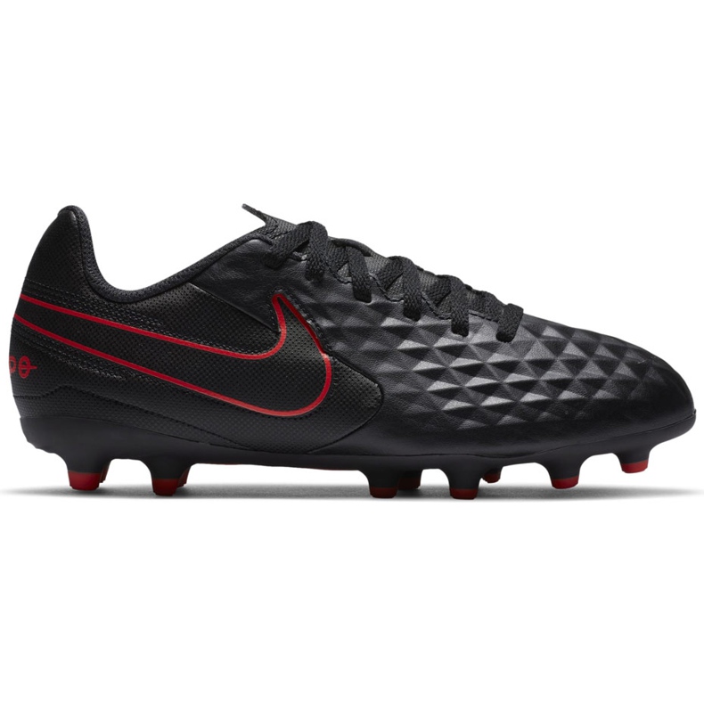 Zapatillas de fútbol Nike Tiempo Legend 8 Club FG / MG Junior AT5881060 negro negro