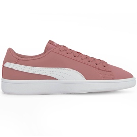 Zapatillas Puma Smash v2 Buck Jr. Rosa 365182 21 para niños