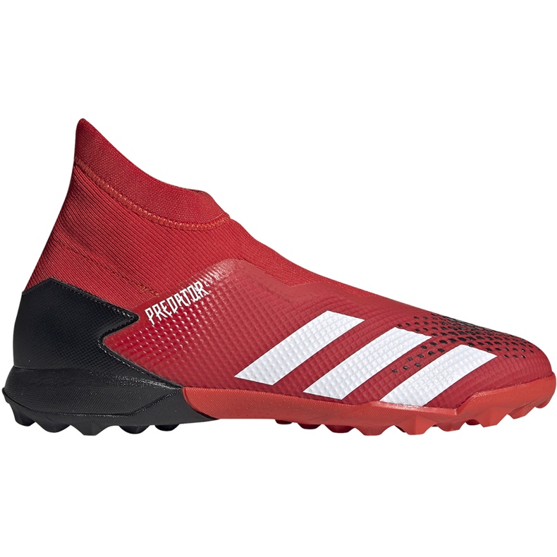 Botas de fútbol adidas Predator 20.3 Ll Tf EE9576 rojo blanco rojo