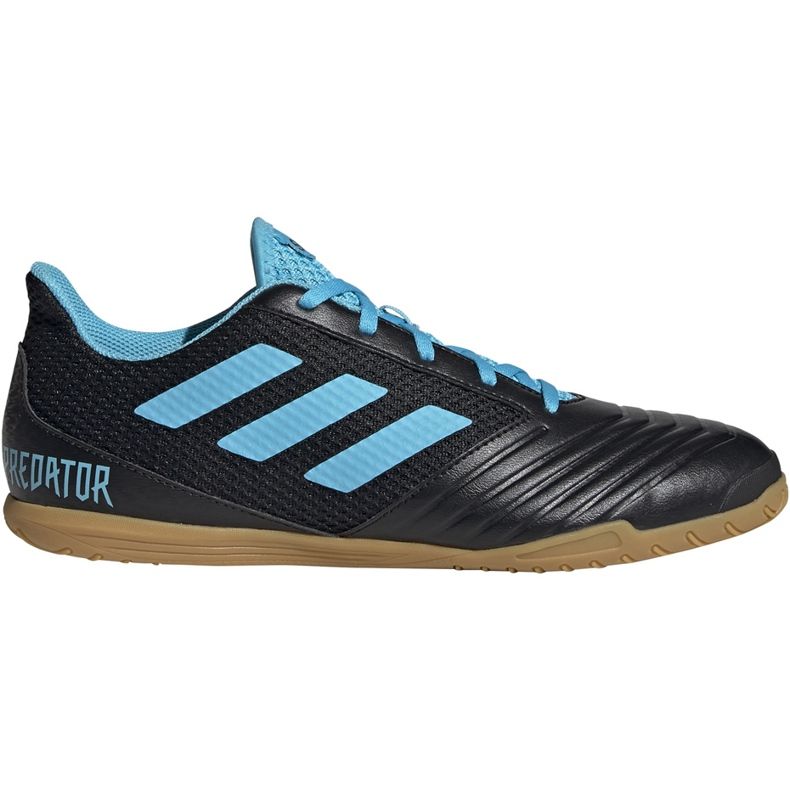 Botas de fútbol adidas Predator 19.4 In Sala negro y azul F35631 azul negro