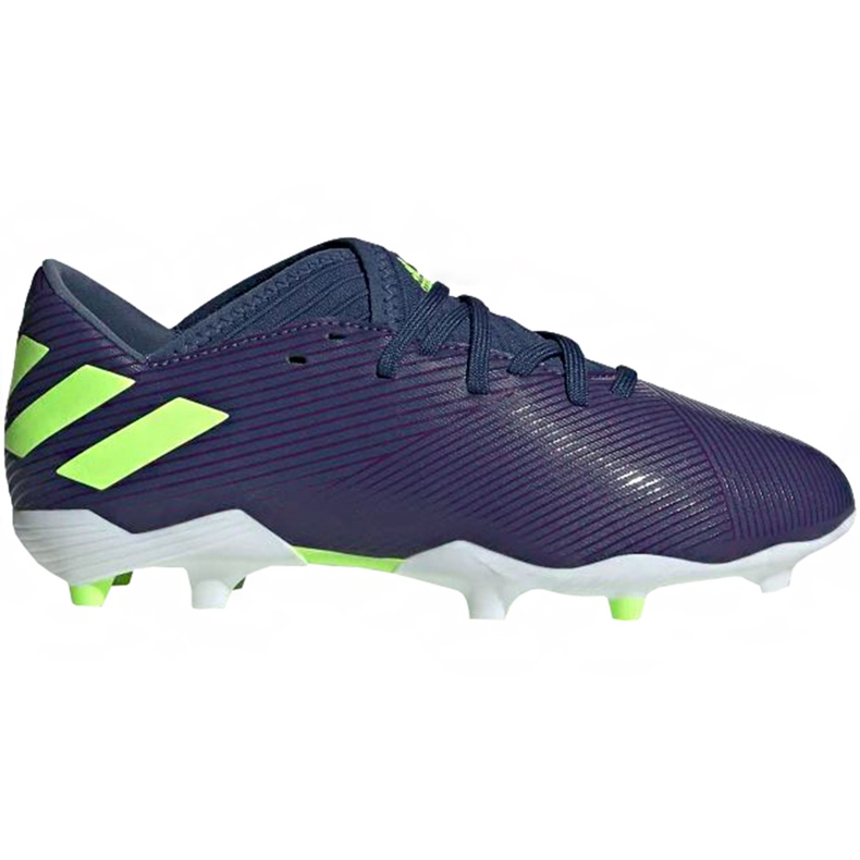 Botas de fútbol adidas Nemeziz Messi 19.3 Fg Junior EF1814 amarillo violeta