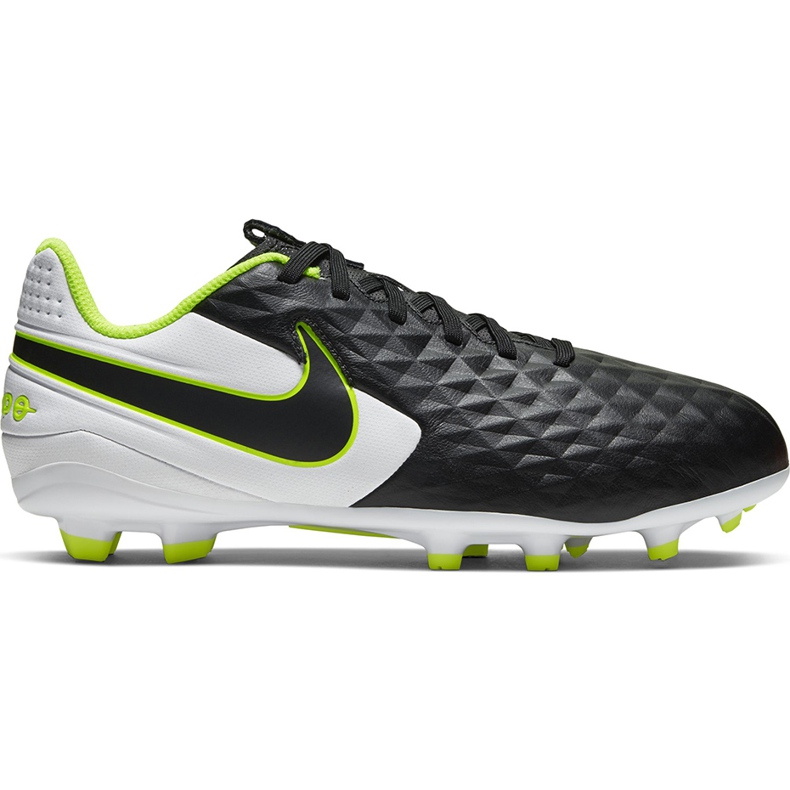 Zapatillas de fútbol Nike Tiempo Legend 8 Academy FG / MG Junior AT5732 007 negro negro