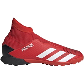Botas de fútbol adidas Predator 20.3 Ll Tf Jr EF1949 rojo rojo